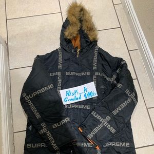 Supreme Logo Tape N-3B Parka